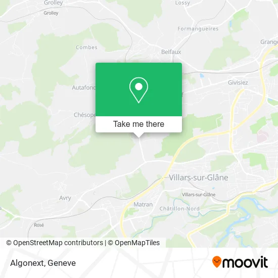 Algonext map