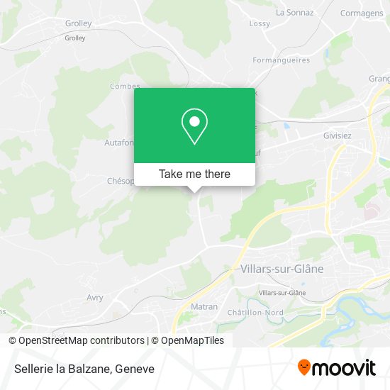 Sellerie la Balzane map