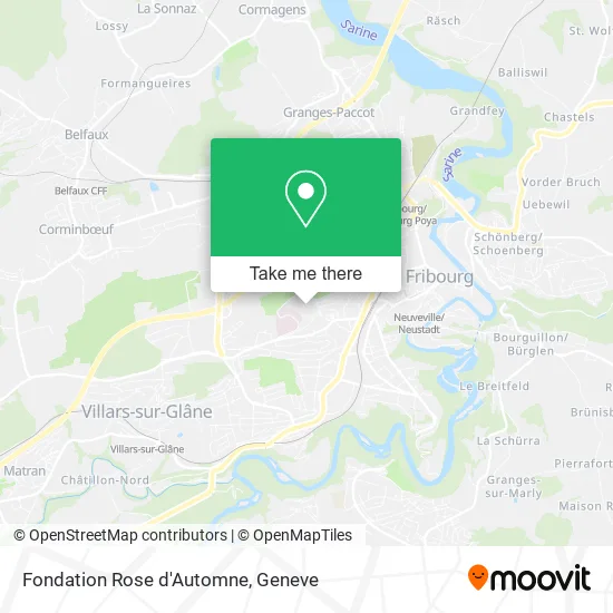 Fondation Rose d'Automne map