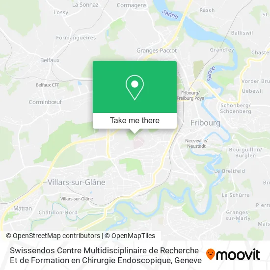 Swissendos Centre Multidisciplinaire de Recherche Et de Formation en Chirurgie Endoscopique map