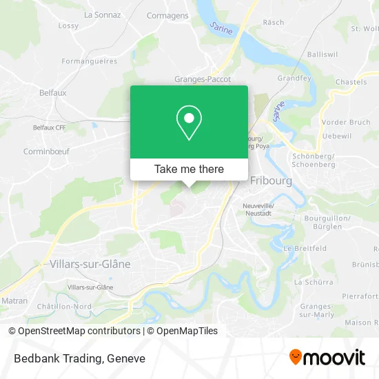 Bedbank Trading map