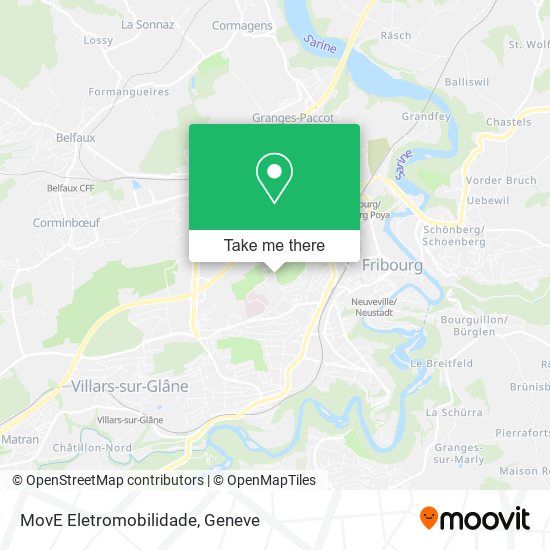 MovE Eletromobilidade map