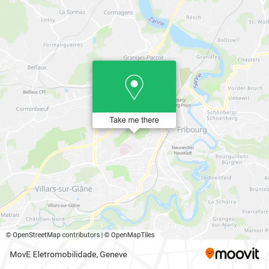MovE Eletromobilidade map