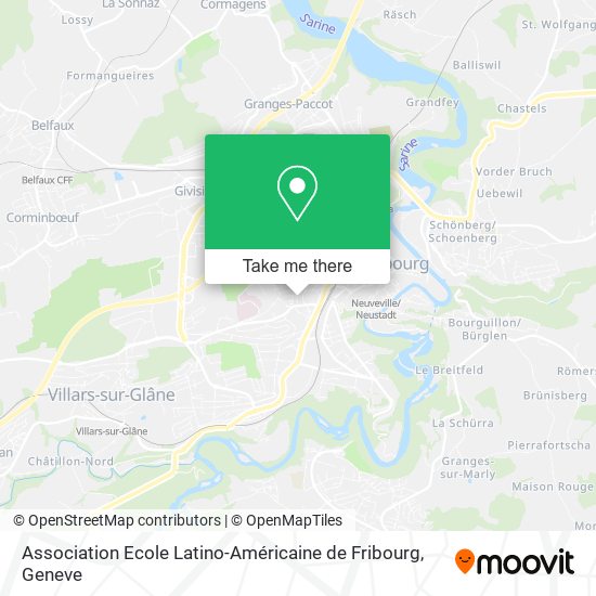 Association Ecole Latino-Américaine de Fribourg map
