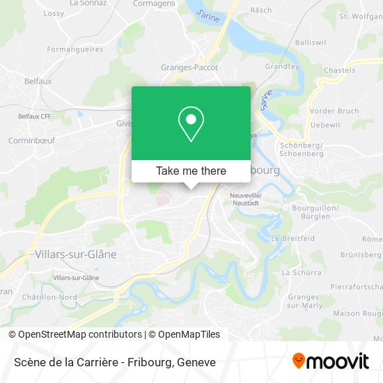 Scène de la Carrière - Fribourg map