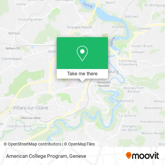 American College Program plan