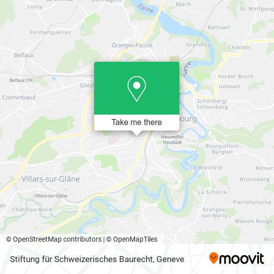 Stiftung für Schweizerisches Baurecht map