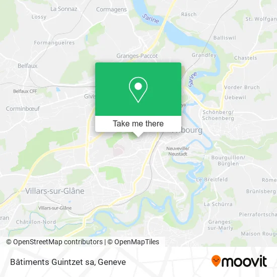 Bâtiments Guintzet sa map