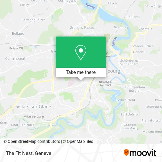 The Fit Nest map