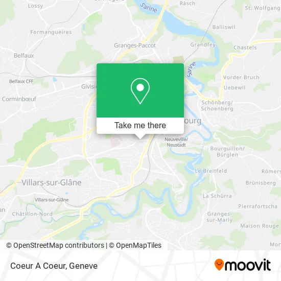 Coeur A Coeur map