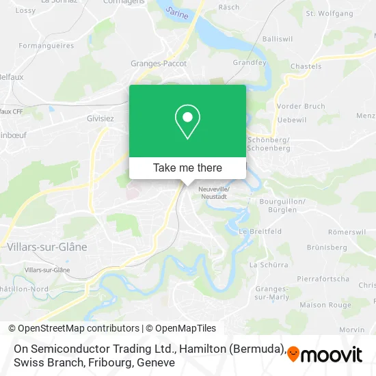 On Semiconductor Trading Ltd., Hamilton (Bermuda), Swiss Branch, Fribourg map