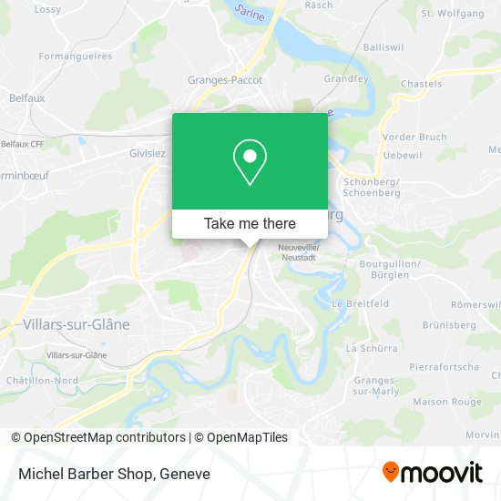 Michel Barber Shop map