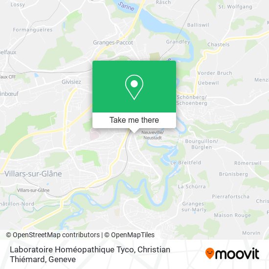 Laboratoire Homéopathique Tyco, Christian Thiémard map