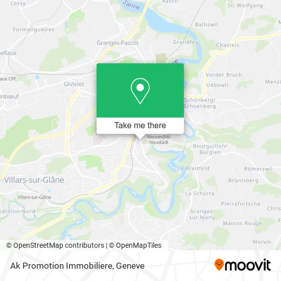 Ak Promotion Immobiliere map