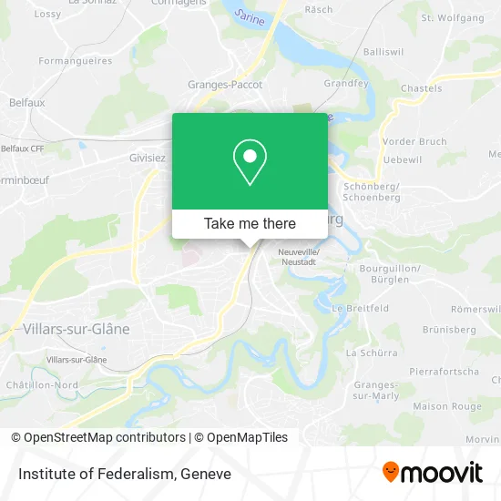 Institute of Federalism map