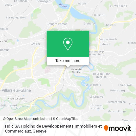 Hdic SA Holding de Développements Immobiliers et Commerciaux map