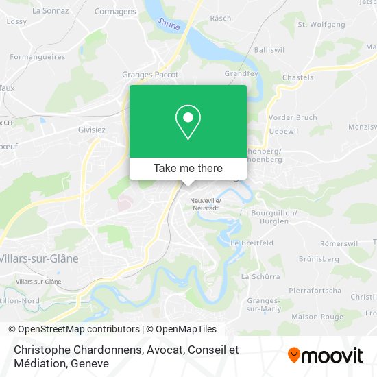 Christophe Chardonnens, Avocat, Conseil et Médiation map