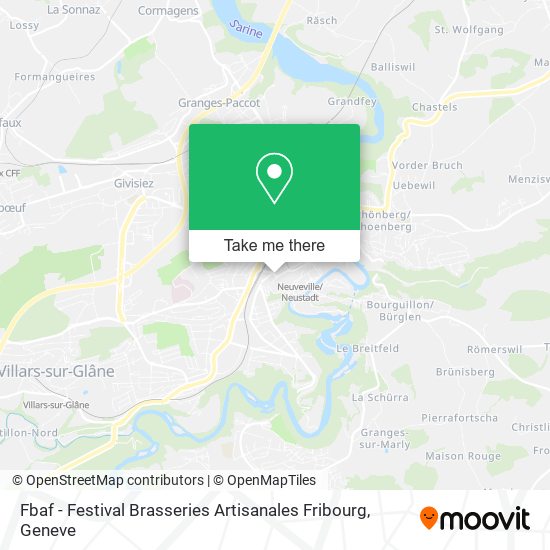 Fbaf - Festival Brasseries Artisanales Fribourg map