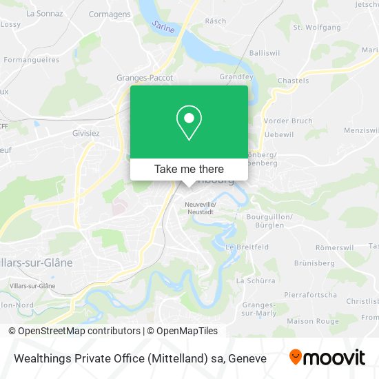 Wealthings Private Office (Mittelland) sa map