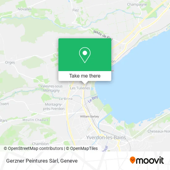 Gerzner Peintures Sàrl map