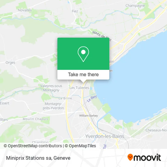 Miniprix Stations sa map