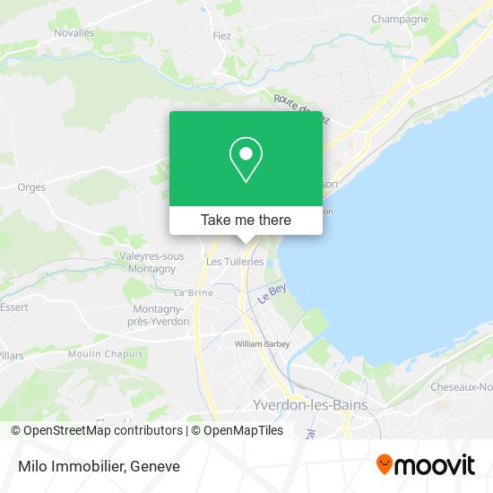 Milo Immobilier map