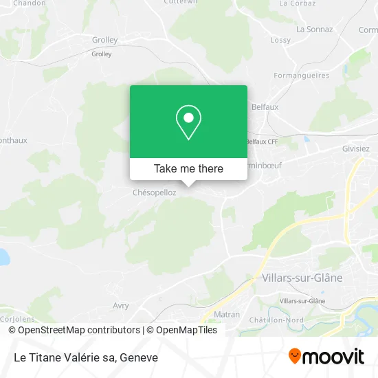 Le Titane Valérie sa map