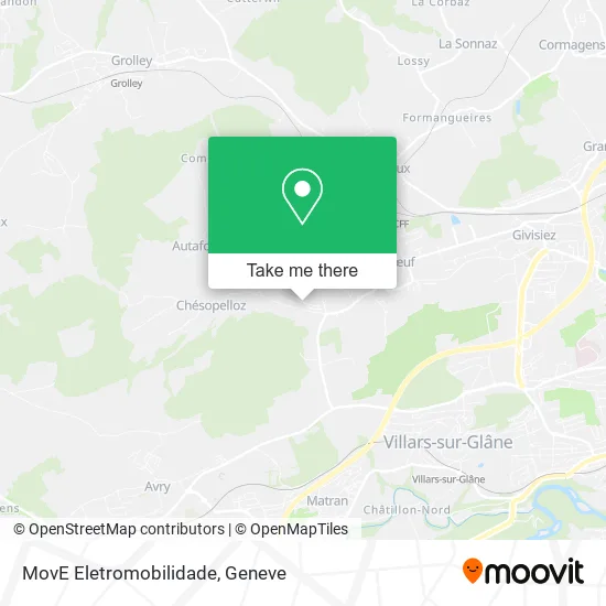 MovE Eletromobilidade map