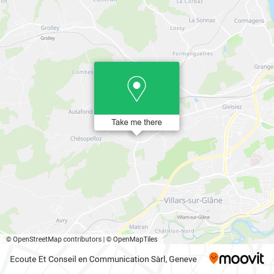 Ecoute Et Conseil en Communication Sàrl map