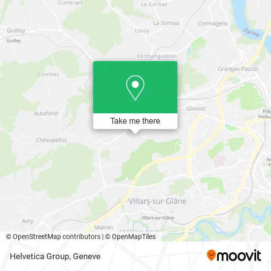 Helvetica Group map