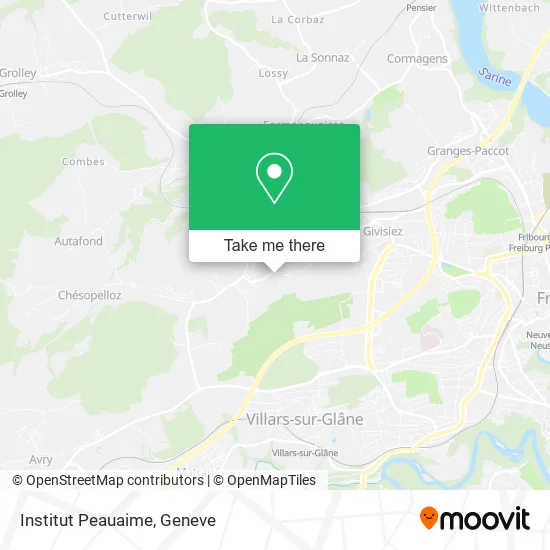 Institut Peauaime map