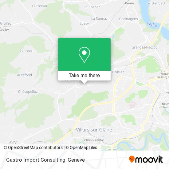 Gastro Import Consulting map