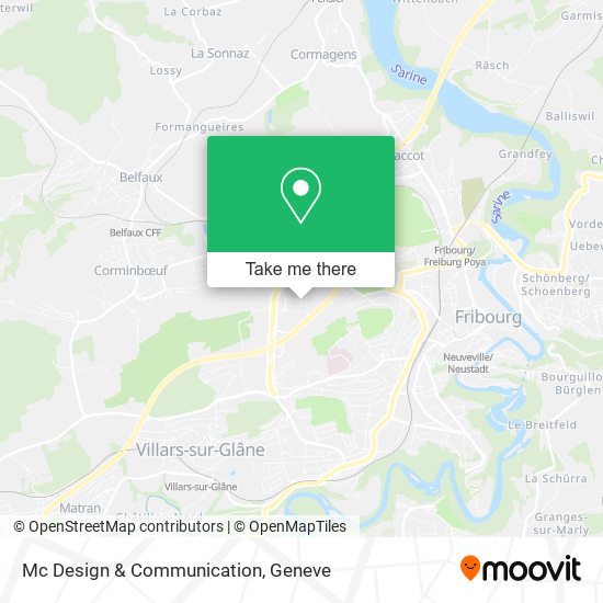 Mc Design & Communication map