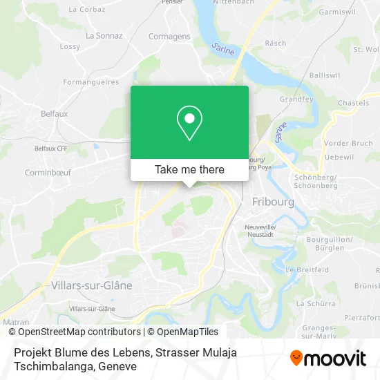 Projekt Blume des Lebens, Strasser Mulaja Tschimbalanga map