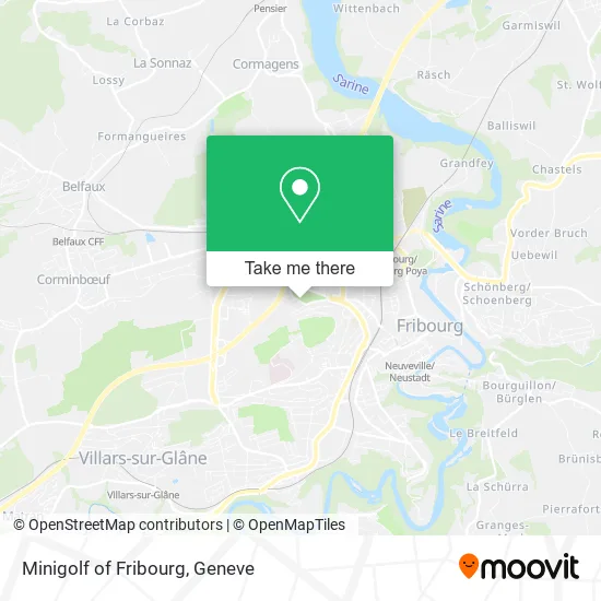 Minigolf of Fribourg map