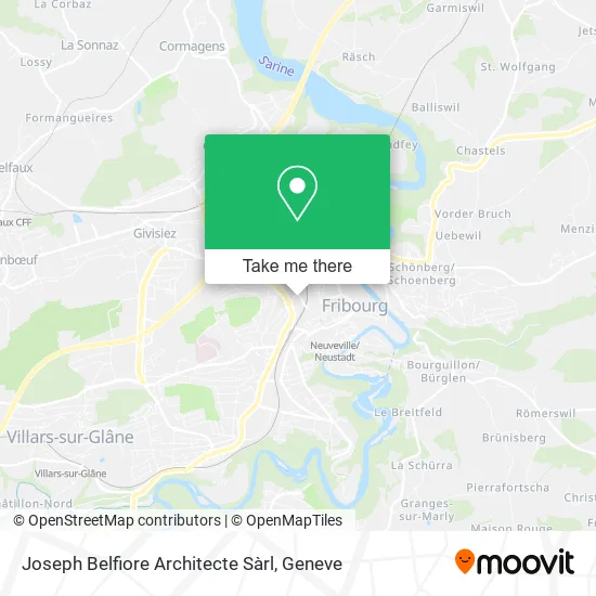 Joseph Belfiore Architecte Sàrl map