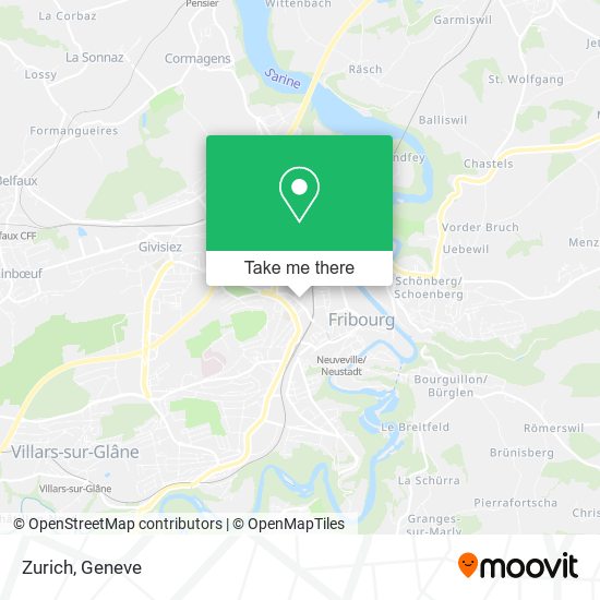 Zurich map