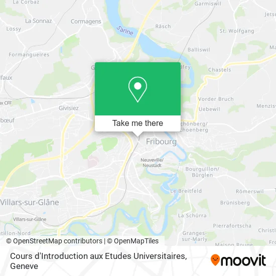 Cours d'Introduction aux Etudes Universitaires map