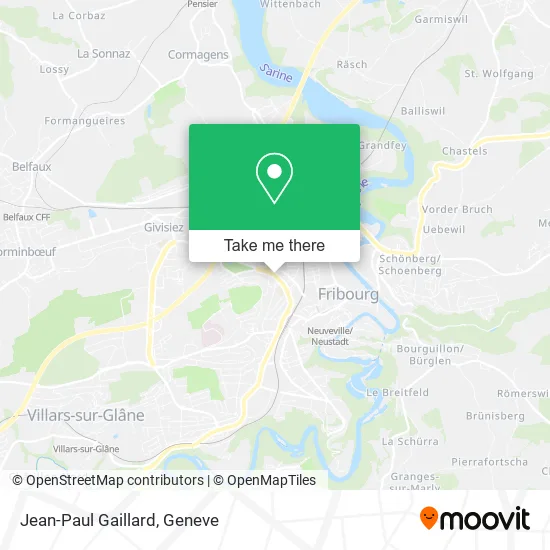 Jean-Paul Gaillard map