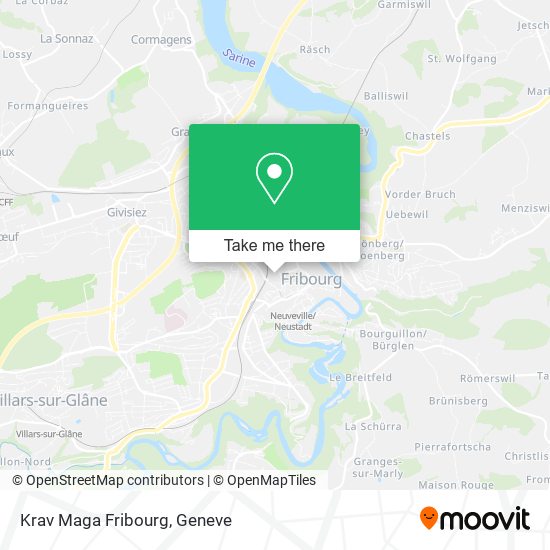 Krav Maga Fribourg map