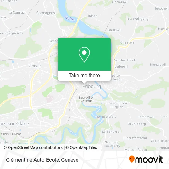 Clémentine Auto-Ecole map