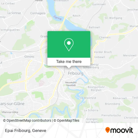 Epai Fribourg map