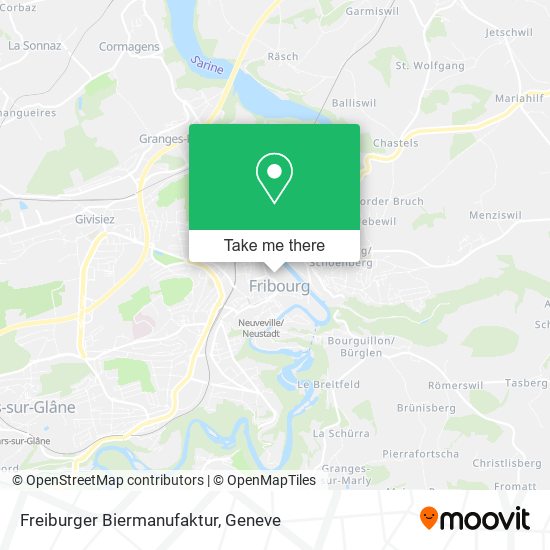 Freiburger Biermanufaktur map