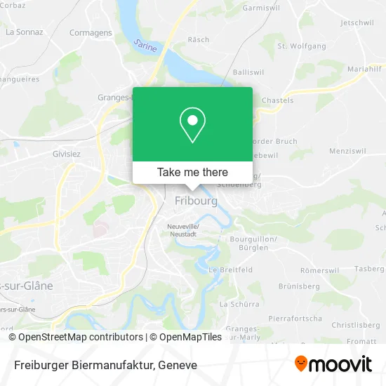 Freiburger Biermanufaktur map