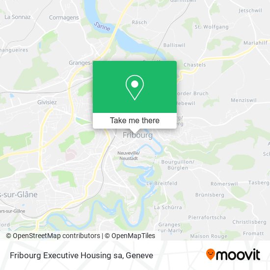 Fribourg Executive Housing sa Karte