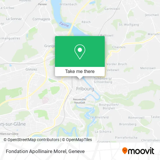 Fondation Apollinaire Morel map