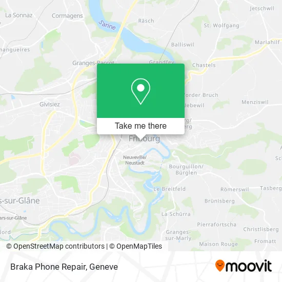 Braka Phone Repair map