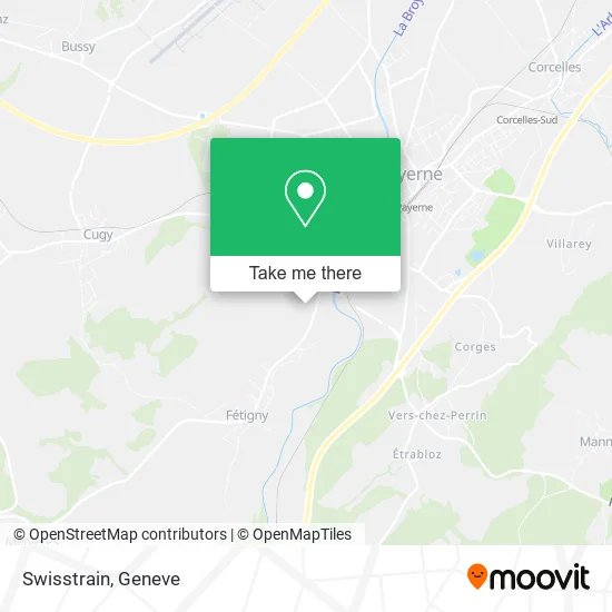 Swisstrain map