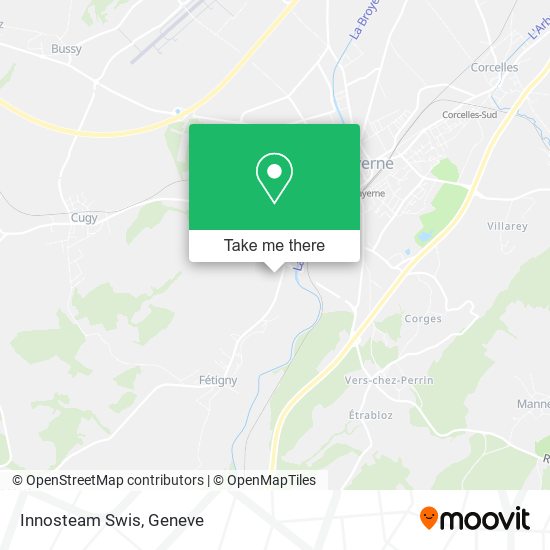 Innosteam Swis map