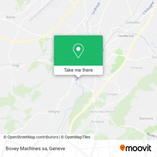 Bovey Machines sa map